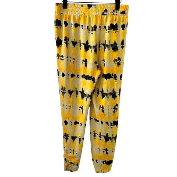 CAbi Atomic Yellow & Black Tie Dye Sweatshirt & Sweatpants Sz Small - Picture 6 of 10